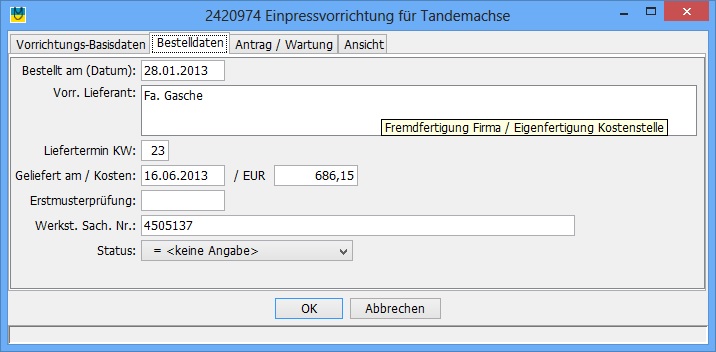 Vorrichtungs-Eigenschaften, Seite 2