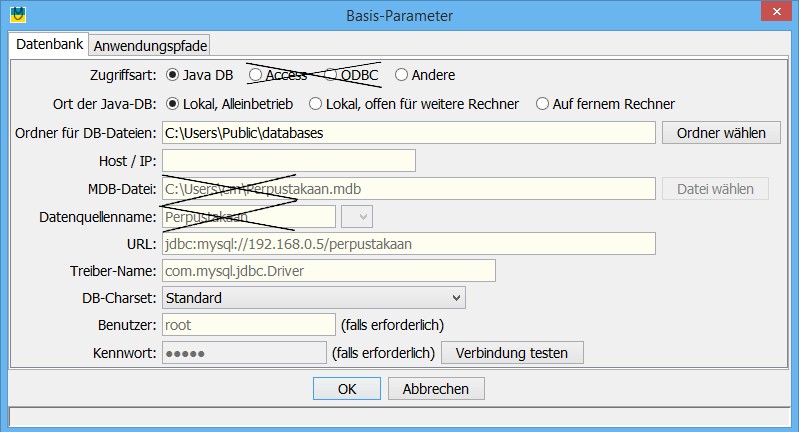 Datenbank-Umstellung